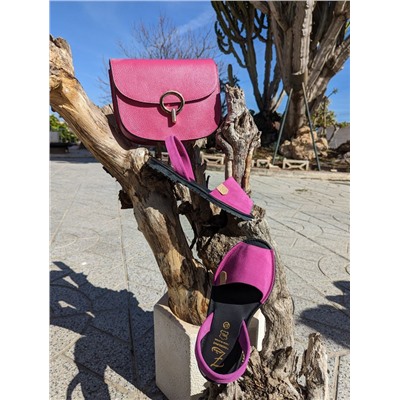 Ab. Zapatos 3106-8 magenta+Pelle Djuli FUXIA