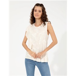 Krem Comfort Fit Örme Bluz
