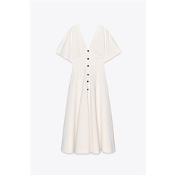 ZW COLLECTION MIDI BUTTON DRESS