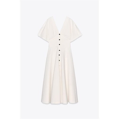 ZW COLLECTION MIDI BUTTON DRESS