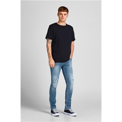 Vaquero slim fit de algodón orgánico Azul