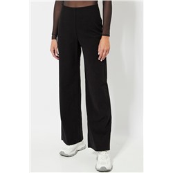 Pantalón de pana cintura alta - Negro