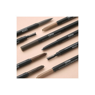 Natural Drawing Eyebrow Pencil #03 Grey Brown, Карандаш для бровей