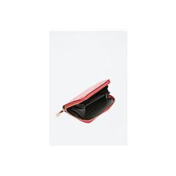 Cartera de piel Moni Croco Rojo