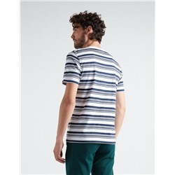 Striped T-shirt, Men, Multicolour