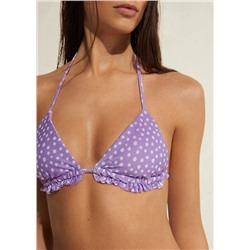 Triangel-Bikinioberteil mit verschiebbaren Cups Cipro