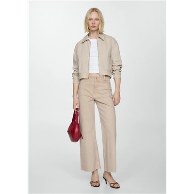 Jeans Catherin culotte tiro alto