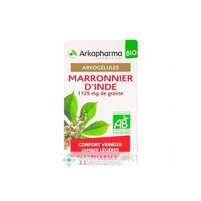 ArkoPharma ArkoGélules - Marronnier d'Inde - Confort Veineux Jambes Légères - BIO 150 gélules