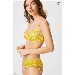 Bikini-Hose - Hipster - Mid-Rise - geblümt