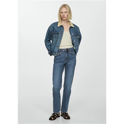 Jeans rectos tiro medio