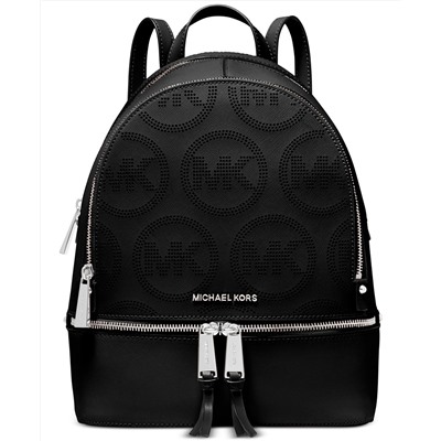MICHAEL Michael Kors Rhea Zip Small Leather Backpack