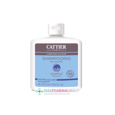 Cattier Shampooing Antipelliculaire Bois de Saule BIO 250ml