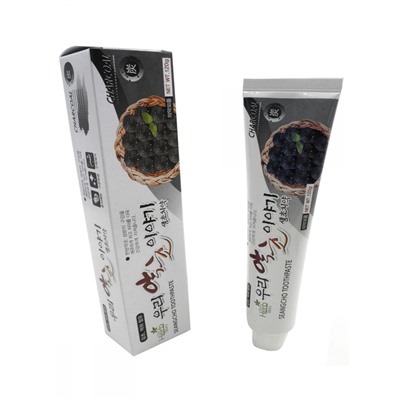 [OUR HERB STORY] Зубная паста БАМБУКОВЫЙ УГЛЬ Charcoal Toothpaste, 120 г