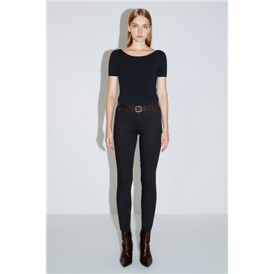 Vaquero skinny Negro