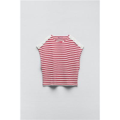 STRIPED RUSTIC T-SHIRT