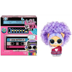 L.O.L. Surprise! Remix Pets 9 Surprises with Real Hair Includes Cassette Tape with Surprise Song Lyrics, Accessories, Dolls