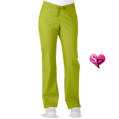 UA Butter-Soft STRETCH Scrubs PETITE Women's Drawstring Pant with Back Elastic