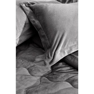 Kaira King Size Comforter Set - Antrasit