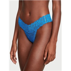 Lace Lace-Up Thong Panty