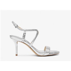 MICHAEL MICHAEL KORS Veronica Metallic Leather Sandal