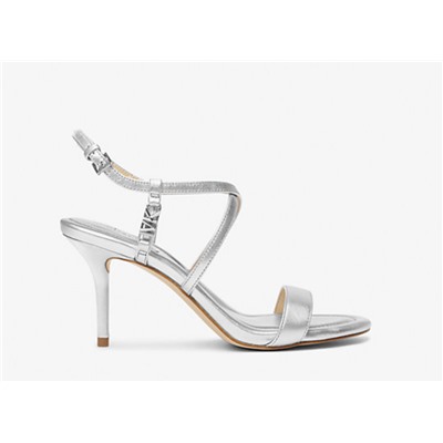 MICHAEL MICHAEL KORS Veronica Metallic Leather Sandal