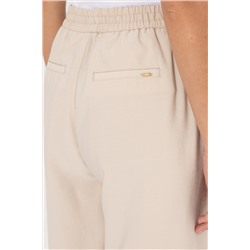 Kadın Taş Loose Relax Fit Kanvas Pantolon