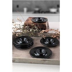 Keramika Mat Siyah Ege Yumurtalık 13 Cm 6 Adet ST040706F956A0000000APD100