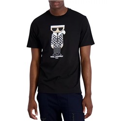 KARL LAGERFELD PARIS Men's Flat-Head Karl Graphic T-Shirt