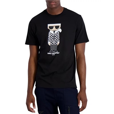 KARL LAGERFELD PARIS Men's Flat-Head Karl Graphic T-Shirt
