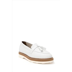 Kadın Beyaz Loafer