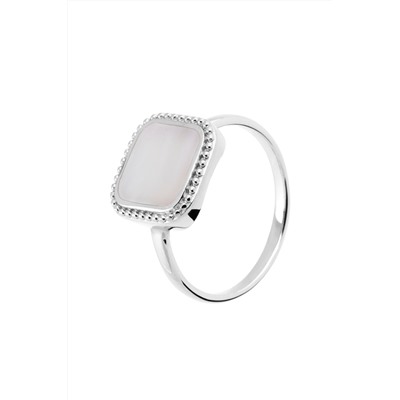 Anillo Plata y nácar