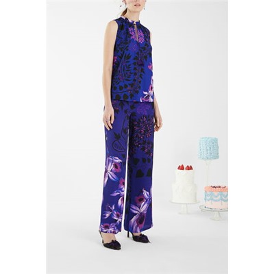 Blusa estampado jacquard