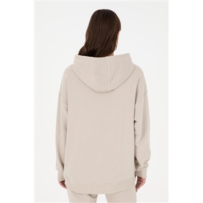 Kadın Taş Kapüşonlu Sweatshirt
