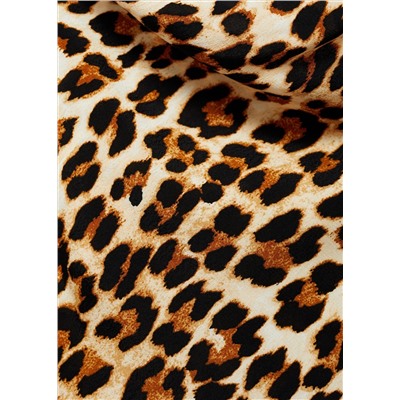 Vestido largo leopardo