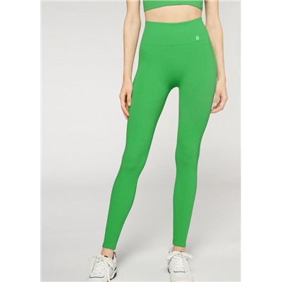 Sportliche Leggings aus Seamless-Feinrippgewebe