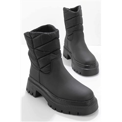 Bambi Mat Siyah Kadın Bot & Bootie K02538999909