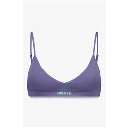 Sujetador seamless triangular azul