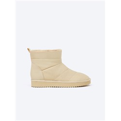 QUILTED ANKLE BOOTS