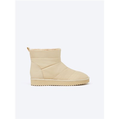 QUILTED ANKLE BOOTS
