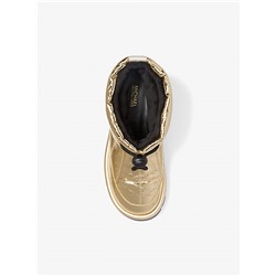 Barton Crackled Metallic Leather Boot