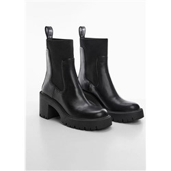 Botín suela track -  Mujer | MANGO OUTLET Melilla