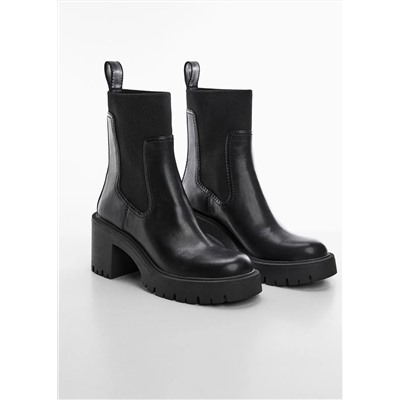 Botín suela track -  Mujer | MANGO OUTLET Melilla