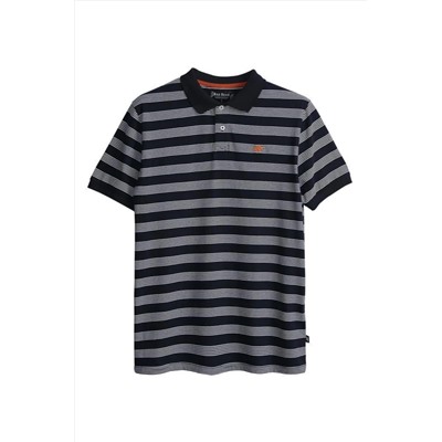 Bad Bear, Rule Erkek Lacivert Polo Yaka Tişört