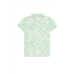 Erkek Çocuk Mint Yeşili Polo Yaka Tişört