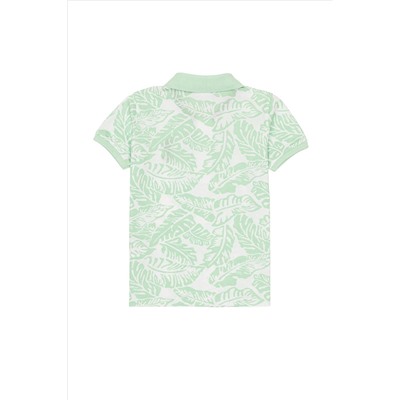 Erkek Çocuk Mint Yeşili Polo Yaka Tişört