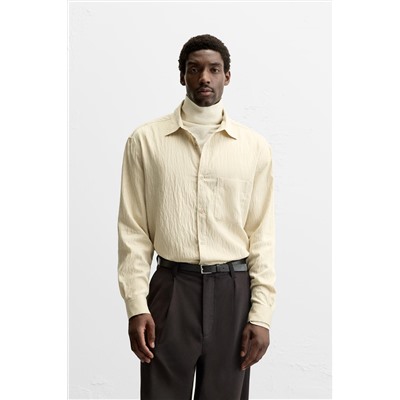 CAMISA RAYAS MEZCLA MODAL