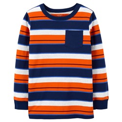 Striped Pocket Tee