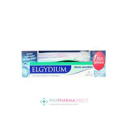 Elgydium Gel Dentifrice Dents Sensibles 75ml + Brosse à dents OFFERTE