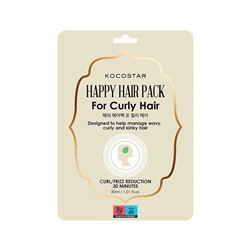 KOCOSTAR Happy Hair Pack For Curly Hair Маска-шапочка для кудрявых волос 30мл