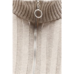 ZIP-UP GILET T-SHIRT